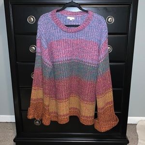 Chunky Rainbow Sweater